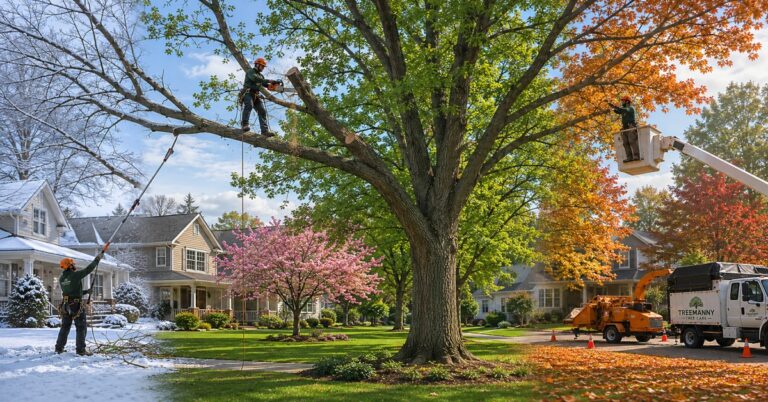 Best time to trim trees in Buffalo NY — seasonal guide by Treemanny tree service