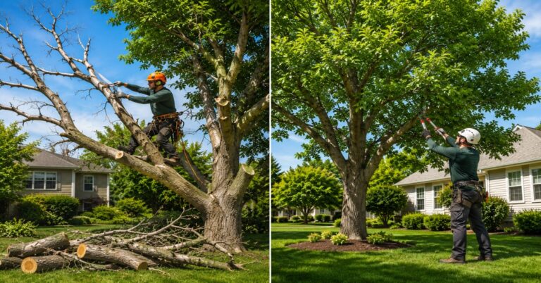 Comprehensive guide comparing tree pruning vs tree trimming by Treemanny in Buffalo NY