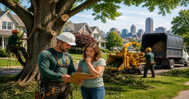tree removal permit Buffalo NY homeowner checking local ordinance guidelines