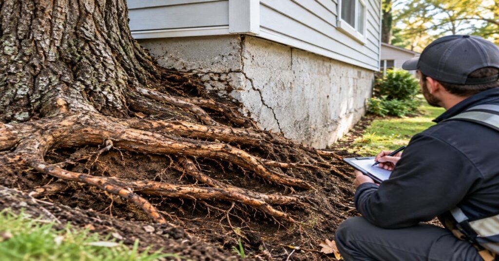 tree roots damaging foundation buffalo ny